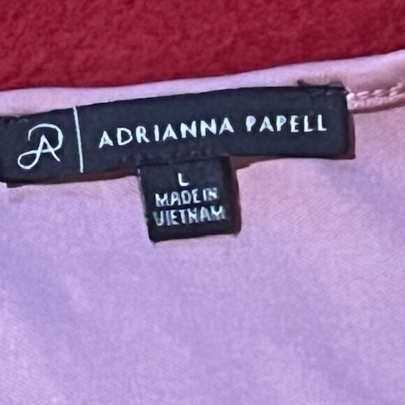 Adrianna Papell Lace Blouse & Counterparts Slim Pants Set – Size L Top / 12 Pant - Picture 6 of 11